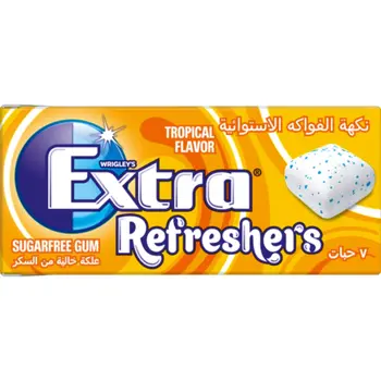 Wrigley's Extra Refreshers Tropical Sugar-Free Gum 15.6g