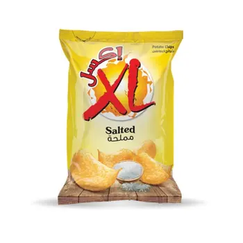 اكس ال شرائح البطاطس المملحة 120جرام