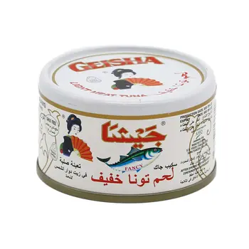 Geisha Skip Jacklight Meat Tuna In Sunflower Oil 90g