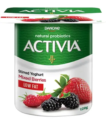 Activia Low Fat Mixed Berrie Stirred Yoghurt 120g
