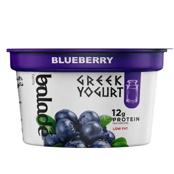Balade Greek Yogurt Low Fat Blueberry 180g