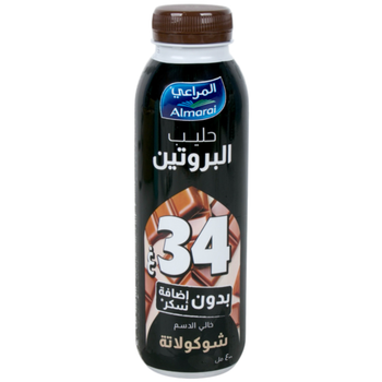 المراعي حليب بروتين خالي الدسم بالشوكولاتة 400مل