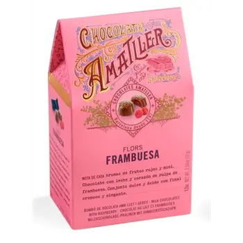 Amatller Raspberry Milk Chocolate 72g