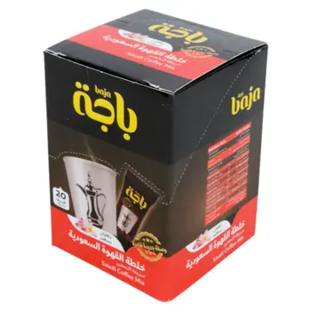 باجة خلطة القهوة السعودية سريعة التحضير بنكهة الزعفران 20×5جرام