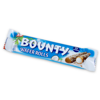 Bounty Coconut Wafer Rolls 22.5g