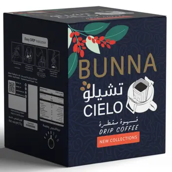 بونا تشيلو قهوة مقطرة تحميص وسط 10×10جرام
