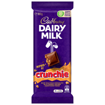 Cadbury Dairy Milk Crunchie Chocolate 180g