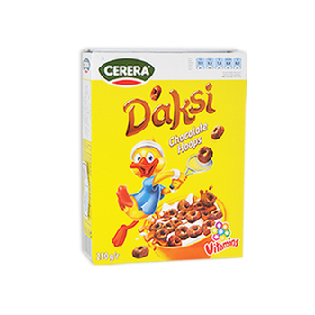 سيريرا حلقات مقرمشة بشوكولاتة الحليب 250جرام