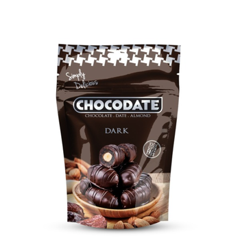 Chocodate Dark Chocolate Almond Dates 90g