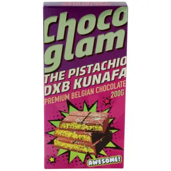 Chocoglam Pistachio Dxb Kunafa Chocolate 200g