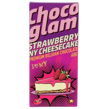 Chocoglam Strawberry NY Cheesecake Chocolate 60g