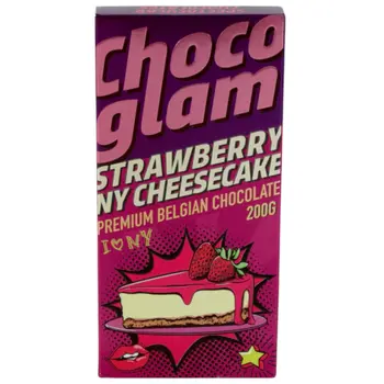 Chocoglam Strawberry NY Cheesecake Chocolate 200g