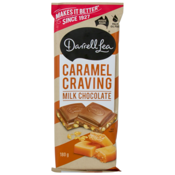 Darrell Lea Caramel Craving Milk Chocolate 180g