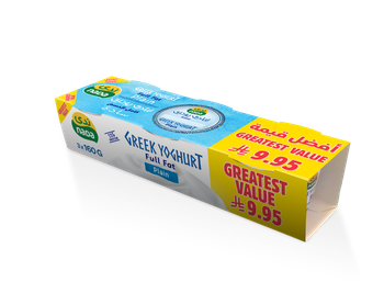 Greek Yogurt Plain Full Fat 3×160g