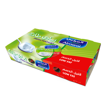 Almarai low Fat Fresh Yoghurt pack 6 × 170g