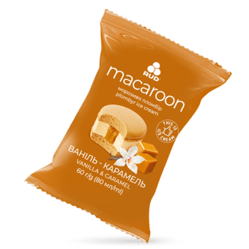 رود ماكرون آيس كريم فانيلا وكاراميل 60جرام