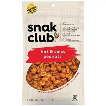 Snak Club Hot & Spicy Peanuts 213g