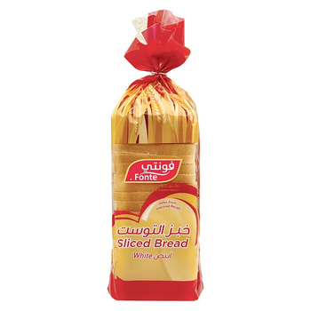 Fonte Bread Slices White 675g