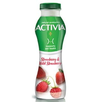 Activia Strawberry & Wild Strawberry Yogurt Drink 280ml