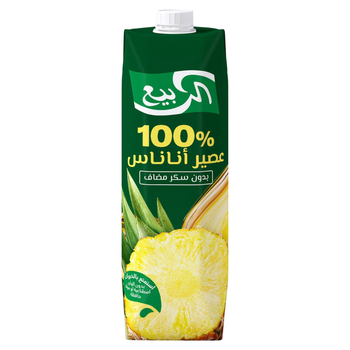 Al Rabie Pineapple Juice 100% Juice 1L
