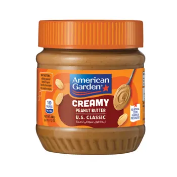American Garden U.S. Classic Creamy Peanut Butter 340g
