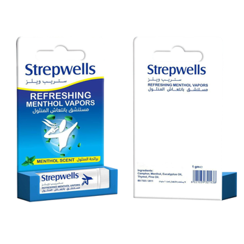 ستريب ويلز استنشاق برائحة المنثول المنعش 1جرام