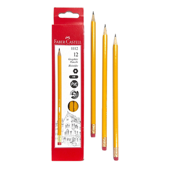 Faber Castell HB Graphite Blacklead Pencils 12 Pieces