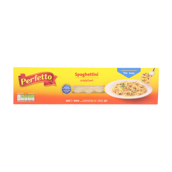 Perfetto Thin Spaghettini Pasta 450g