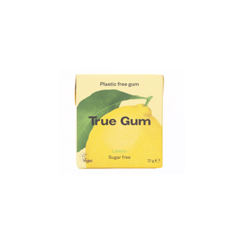 True Gum Lemon Sugar-Free Chewing Gum 21g