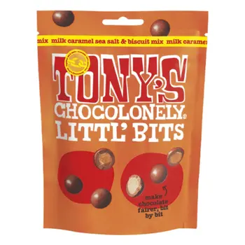 Tony's Chocolonely Milk Caramel Sea Salt & Biscuit 100g