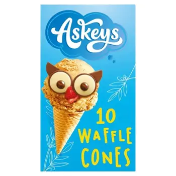 Askeys Continental Waffle Cones 10x145g