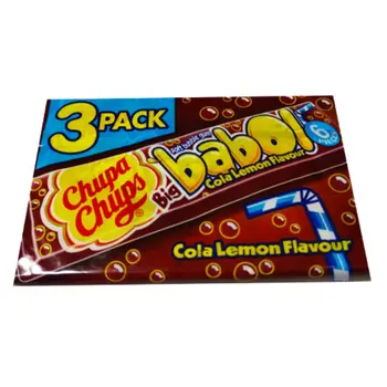Chupa Chups Cola Lemon Bubble Gum 3x82.8g