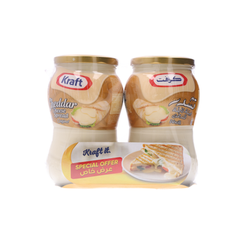 Kraft Original Cheddar Cheese Spread 2x870g