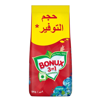 Bonux 3-in-1 Automatic Powder Detergent 9kg