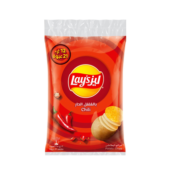 Lay's Chili Hot Pepper Chips 12x11g