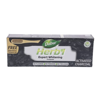Dabur Herb'l Activated Charcoal Toothpaste 150g