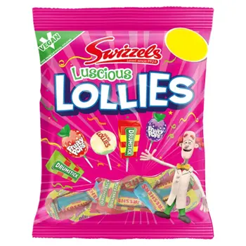 Swizzels Luscious Vegan Lollies 132g