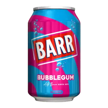 Barr No Sugar Bubblegum Can 330ml