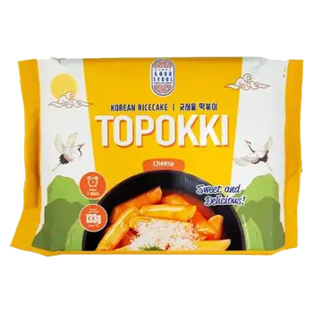 (جود سيئول كعكة الأرز الكورية توبوكي تراي جبنه 133جرام