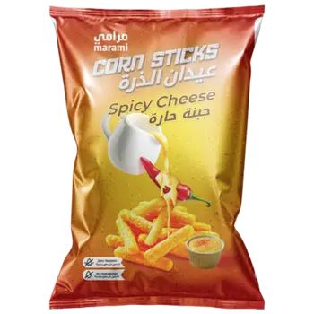 مرامي عيدان الذرة جبنة حار 50جرام