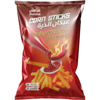 مرامي عيدان الذرة كاتشب حار 50جرام