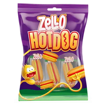 Zello Gummy Hot Dog 72g