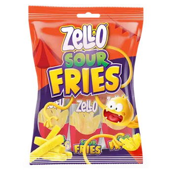Zello Sour Gummy Fries 80g