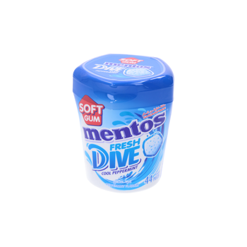 Mentos Fresh Dive Sugar-Free Peppermint Gums 44x2g
