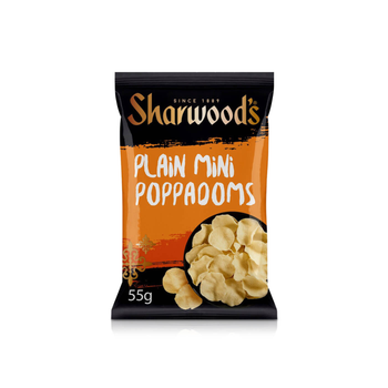 Sharwood's Plain Mini Poppadoms 55g
