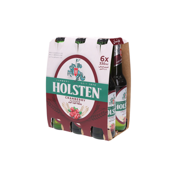 Holsten Cranberry Non-Alcoholic Malt Beverage 6x330ml