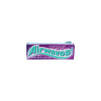 Airwaves Blackcurrant Sugar-Free Chewing Gum 10 Pieces