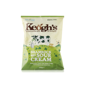 Keogh's Shamrock & Sour Cream Crisps 125g
