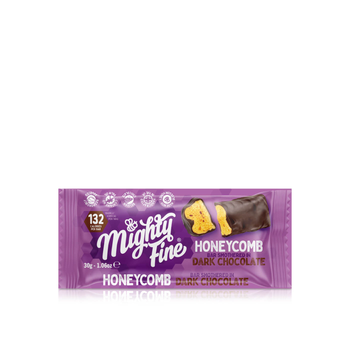 Mighty Fine Honeycomb Dark Chocolate Bar 30g