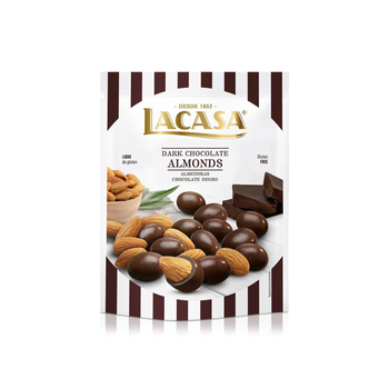 Lacasa Dark Chocolate Almonds 125g